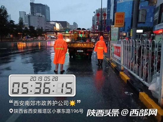 2019年主汛期即将到来 西安市12.6万座次下水井清掏完毕