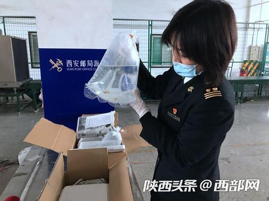  西安海關首次在入境國際郵件中截獲活體觀賞魚。