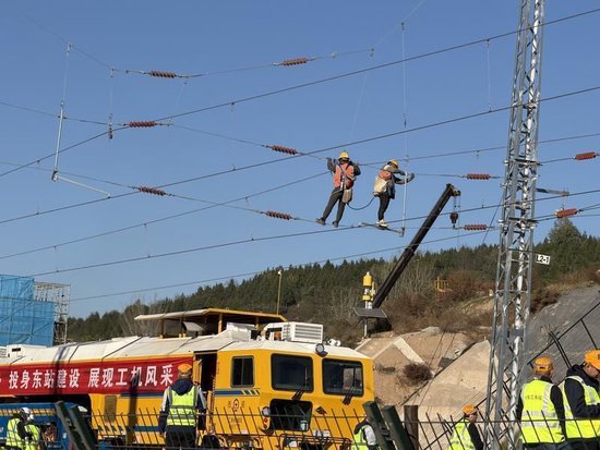 项目施工现场 记者 梁璠摄