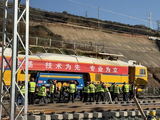 项目施工现场 记者 梁璠摄