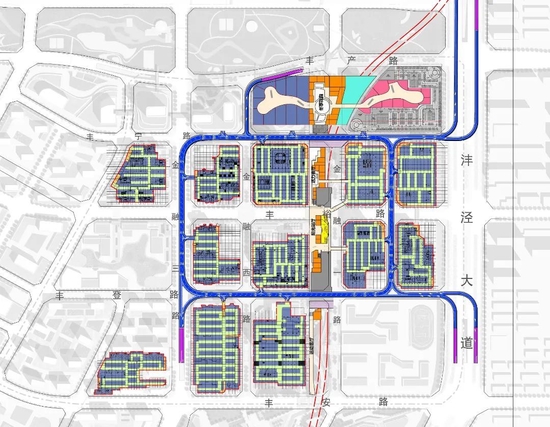 ▲金湾科创区二期地下环隧平面示意图