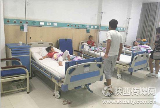 34名孩子在榆林市第一医院绥德分院治疗，目前生命体征平稳（图片来源于网络）