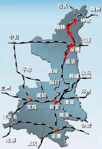 丨起止 延安—榆林南