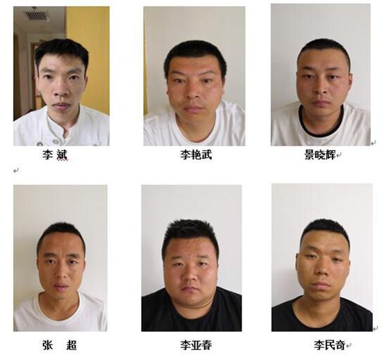 附:李斌、李艳武等人涉恶犯罪团伙成员信息