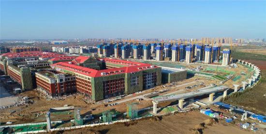 施工中的5號線二期交大創新港段