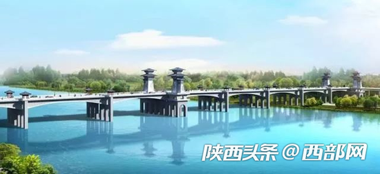 陈仓大桥:位于陈仓区主城区中部,南起高新大道,北接陈仓中路。全长1615米。