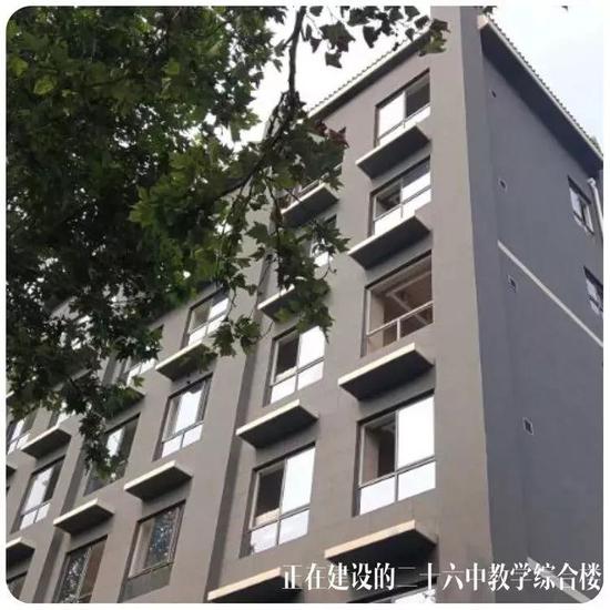 正在建设的西安市第六中学分校