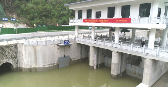 引蓝济李引水工程正式通水