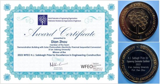 2023年世界工程组织联合会（WFEO）工程建设卓越奖