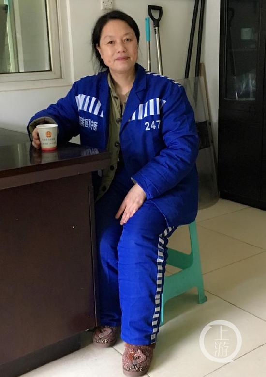 2019年2月27日，一審休息期間的李思俠拍了照片。圖片來源：受訪者供圖