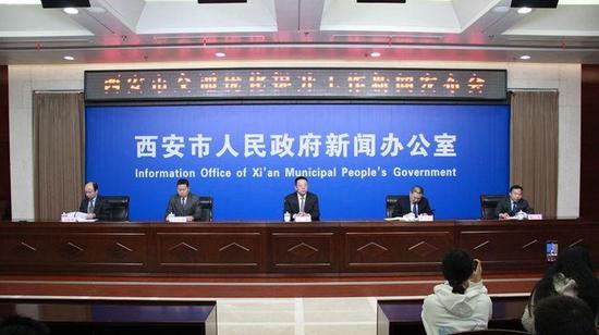 西安市交通优化提升工作新闻发布会。