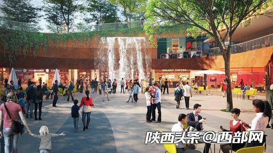 幸福林帶工程景觀效果圖。