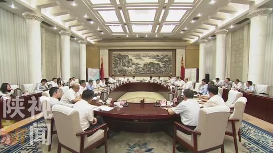 胡和平對馬云一行來陜表示歡迎。