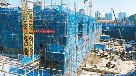 中贸风华宫项目施工现场