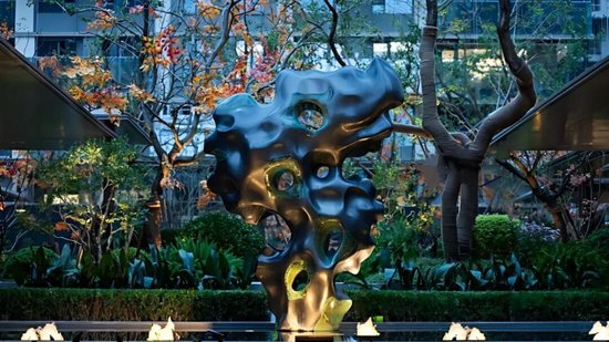▲科技路金茂府实拍图