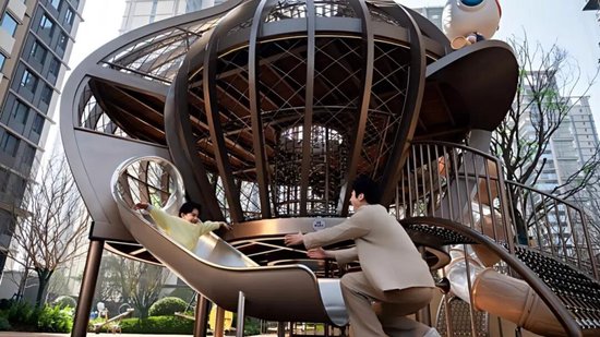 ▲科技路金茂府实拍图