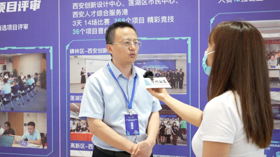 企业创新组一等奖项目代表 郭昭龙