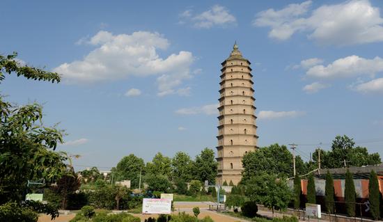 泾阳崇文塔景区、