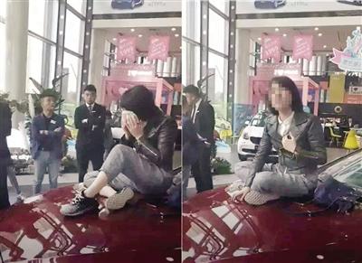 車主4S店維權(quán)(視頻截圖)