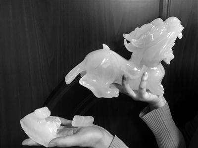 陳女士快遞的玉雕破損嚴(yán)重