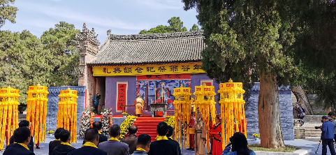 祭祀仓颉典礼在渭南白水仓颉庙举行