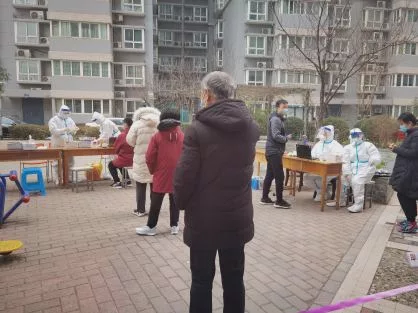 现场秩序井然。