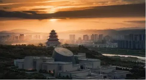 宝鸡市区景观
