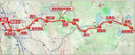 这条堪称陕西黄金旅游线的“西延高铁”已于2018年年底开工,总工期为4.5年!