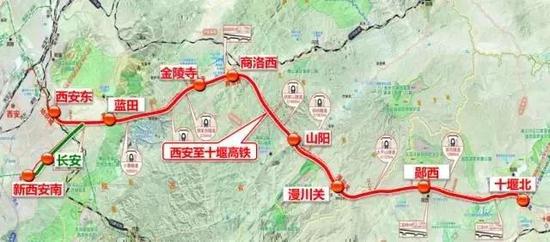 丨起止 西安东—十堰北