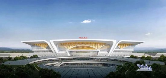 西安东站效果图