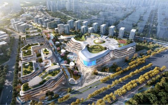 永安渠商旅文化街区效果图|图源西安高新官微
