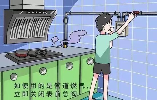 如使用的是管道燃?xì)猓⒓搓P(guān)閉表前總閥。