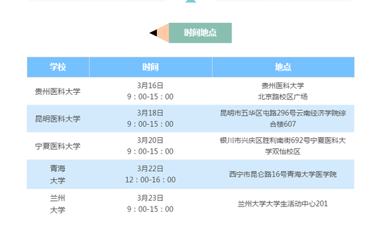 西安92家事業(yè)單位赴貴州等五省高校招聘。