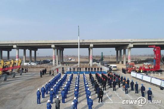 好消息！西韩城际铁路渭蒲特大桥正式开工。