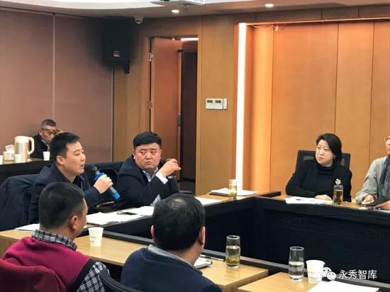 陜西華海水利工程有限公司董事長馮巍發言