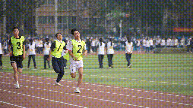 高中男子组100米