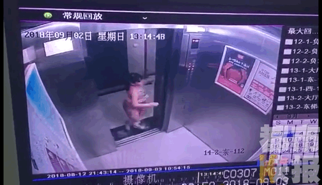 出梯后返回轿厢