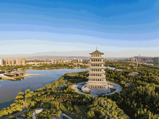 盛世美颜，打卡大西安东部醉美“滨水花园”