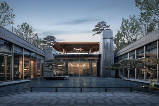 越秀铁建·西派天悦 山水盒子 实拍合成图