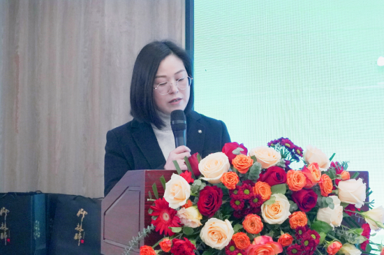 陕西柳林酒业集团副总工程师孟新莉致辞