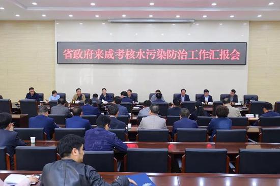 省政府水污染防治考核组检查考核咸阳水污染防治工作开展情况