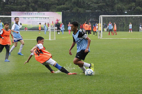 2018年陕西省青少年校园足球夏令营在西安举