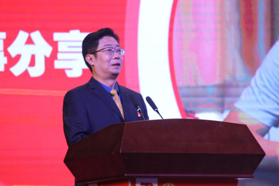 挂职干部张晓东分享挂职感受 摄影 柳洪华
