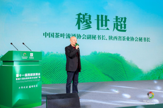 中国茶叶流通协会副秘书长、陕西省茶业协会秘书长 穆世超