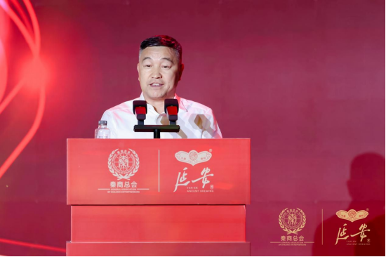 延安国宾酒业董事长王世春致辞
