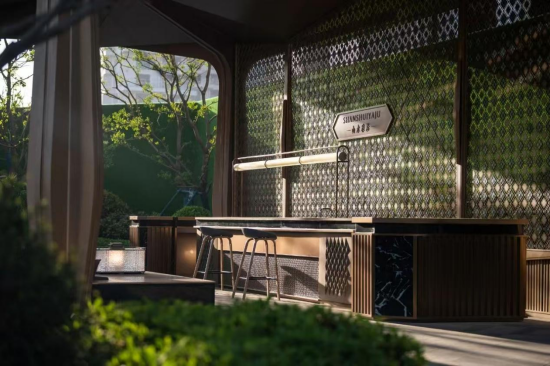 越秀铁建·西派天悦 山水会客厅 实拍图