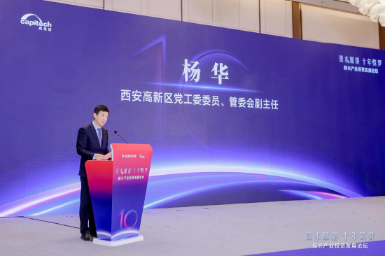 西安高新区党工委委员、管委会副主任杨华致辞