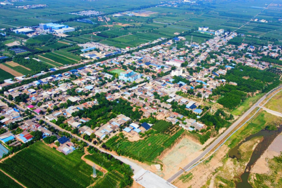 图 | 鸟瞰关山街道康桥村