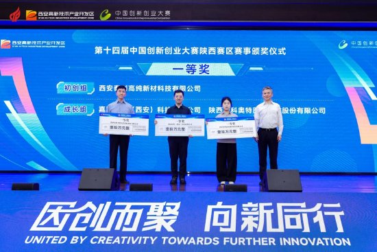 第十四届创新创业大赛陕西赛区赛事颁奖仪式