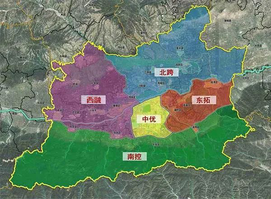 大西安空间发展战略图